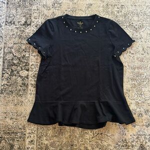 NWOT Kate Spade black shirt